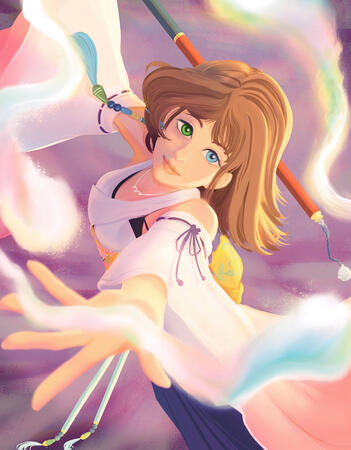 Yuna FFX My favorite character of all time-- she means so much to me.